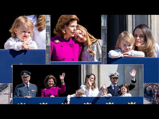 Prince Julian of Sweden steals the show at the Kings birthday - wonderful video
