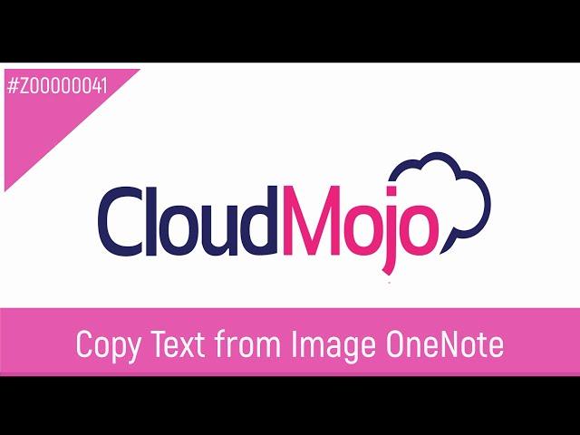 Copy Text from Image with OneNote