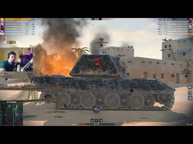 АДСКАЯ ПОДКРУТКА ИЛИ КАК СДЕЛАТЬ 8500 DMG НА FV4202 ● WoT Blitz