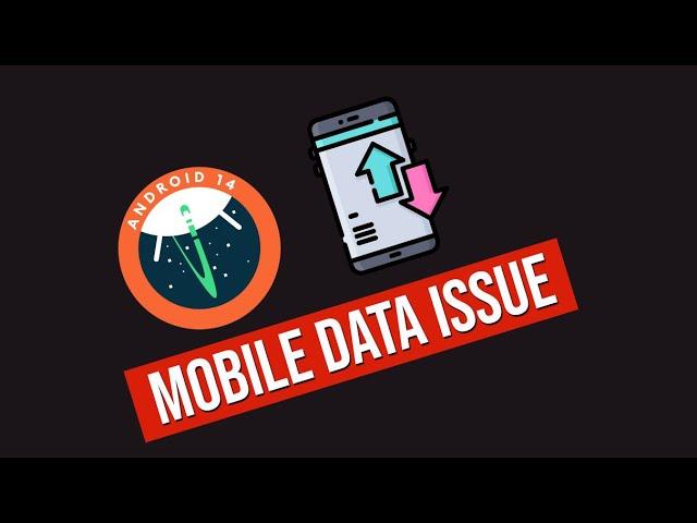 How to Fix Mobile Data Not Working After Updating to Android 14 | No Internet Connection