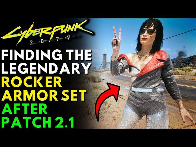 Cyberpunk 2077 - How To Get Legendary Rocker Armor Set | Update 2.1 (Locations & Guide)