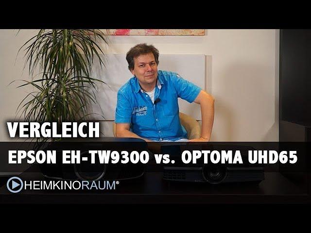 Vergleich LCD vs. DLP: Epson EH-TW9300 vs. Optoma UHD65