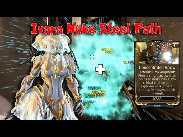 Ivara Nuker for Steel Path is AMAZING - Warframe