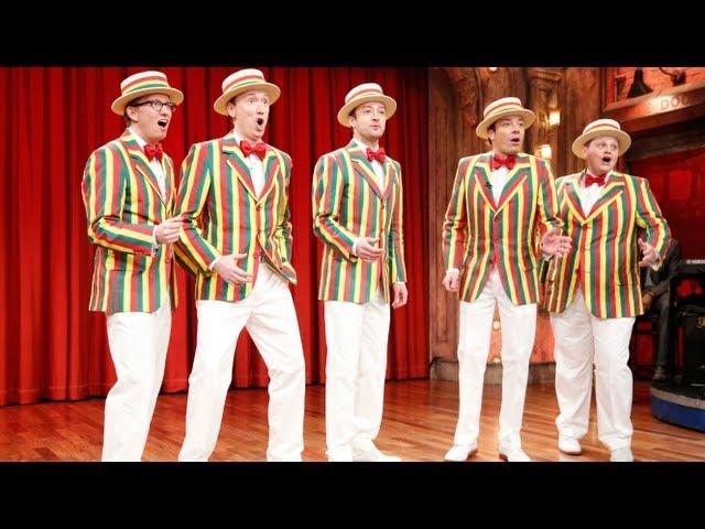 The Ragtime Gals: "SexyBack" (w/ Jimmy Fallon & Justin Timberlake) (Late Night with Jimmy Fallon)