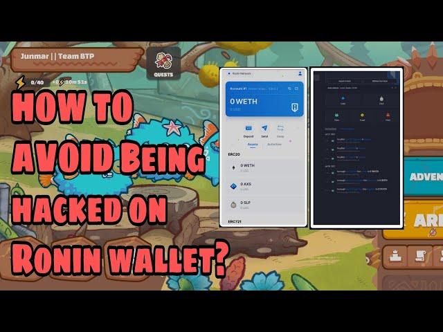 How to Avoid Being Hacked On Ronin wallet?