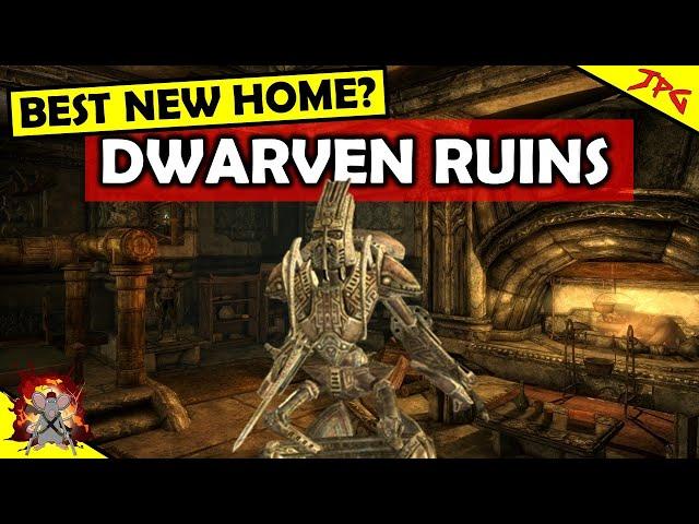 Skyrim Anniversary Edition - Best New Home? Nchuanthumz Dwarven Home - Unlock A Dwemer Ruins