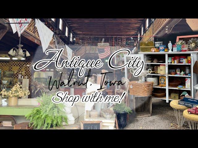 *NEW* LETS GO ANTIQUING TO ANTIQUE CITY! | WALNUT IOWA | SHOP WITH ME!!