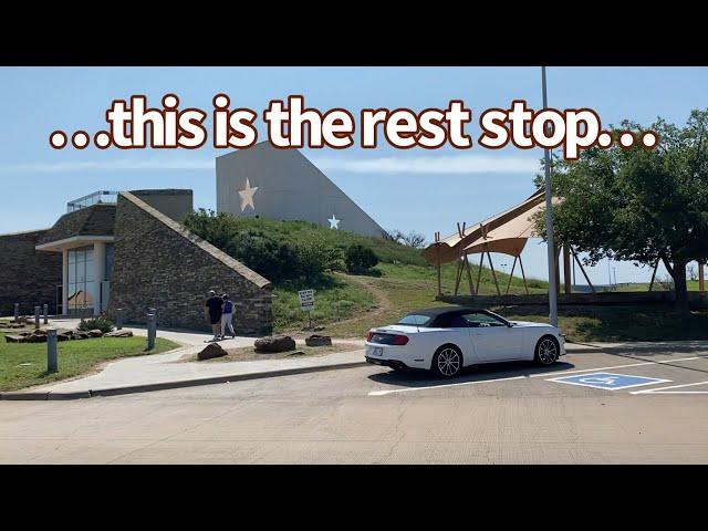 What’s up with this Texas rest stop?