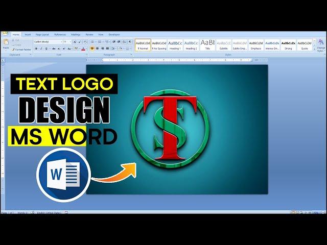 How to Create a Logo Design in Microsoft Word Hindi Tutorial || TS Logo Design in Ms Word || MS WORD