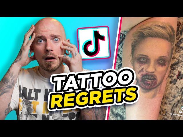 TIKTOK TATTOO REGRETS | Tattoo Critiques | Pony Lawson