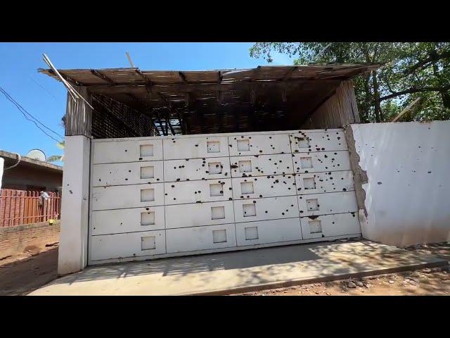 Una casa con muchos balazos en Sinaloa | una persona nos cuenta que paso