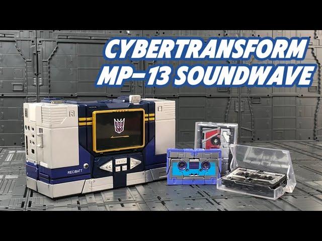 [CyberTransform] MP-13 Masterpiece Soundwave with tapes MP-02 G1 Transformers