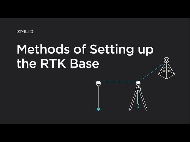 Different Methods of Setting up the RTK Base