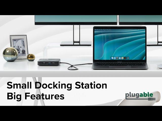 Add Two Big 4K Screens with One Small Docking Station