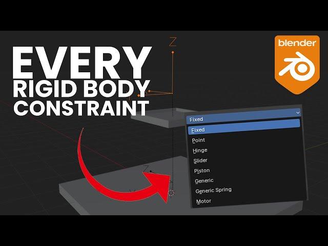 Every Rigid Body Constraint Exampled in 10 Minutes (Blender Tutorial)