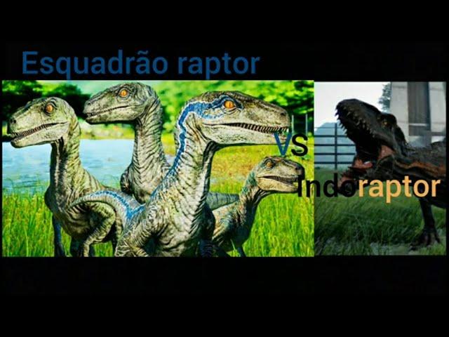 ESQUADRÃO RAPTOR VS INDORAPTOR (Ripper) - Batalha Jurássica - ep 4 - 1°temporada