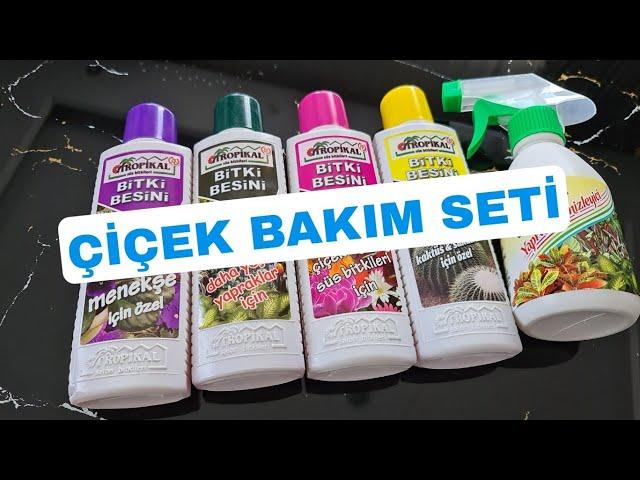 BİTKİLERİME BAKIM SETİ ALDIM  /BİTKİ BESİNİ / TRENDYOL ALIŞVERİŞ PAKETİM