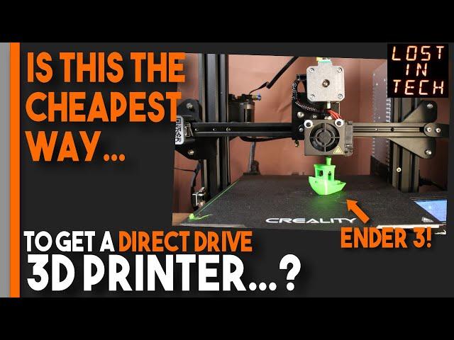 Guide: Fitting the Official Creality Direct Drive Upgrade to the Ender 3 - How well does it work?