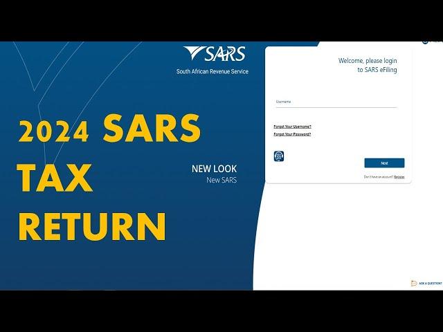 Help with submitting your 2024 SARS tax return (Efiling)