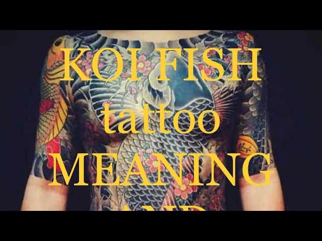 JAPANESE TATTOO 101: KOI FISH meaning and symbolism