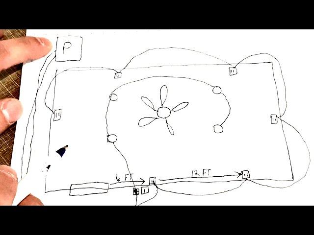 How to wire a bedroom diagram.