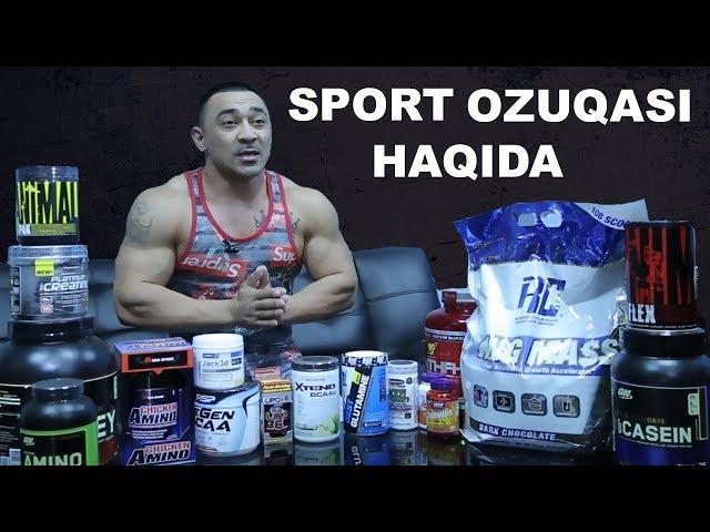 Sport ozuqasi haqida - Aziz Estet