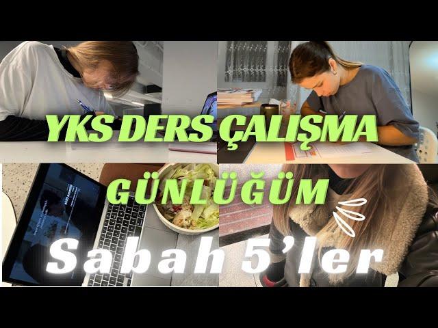 Sabah 5’te kalkıp 9 saat ders çalıştığım bir gün | Kütüphane vlog | #yks