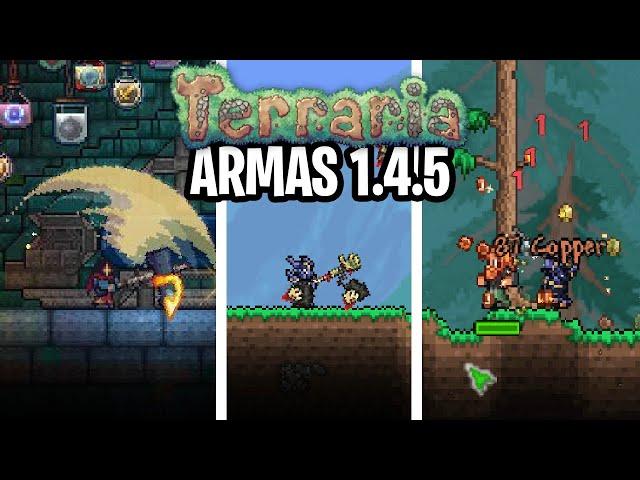 Terraria Todas as Novas Armas que vão Chegar na Atualização 1.4.5