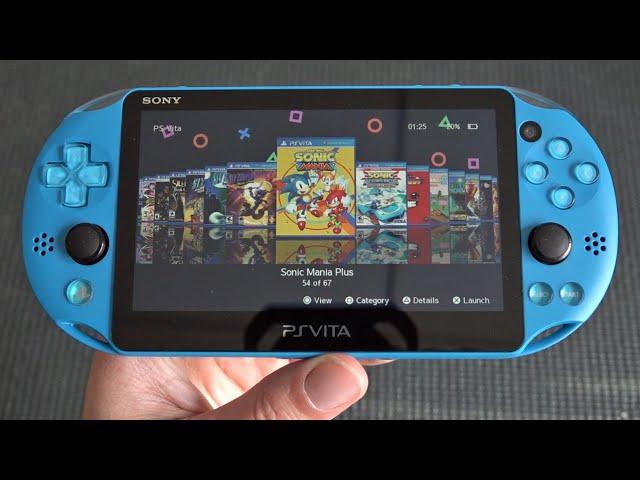 Fully Unlocked & Upgraded \ PS Vita Slim 2000 Sumo Edition /