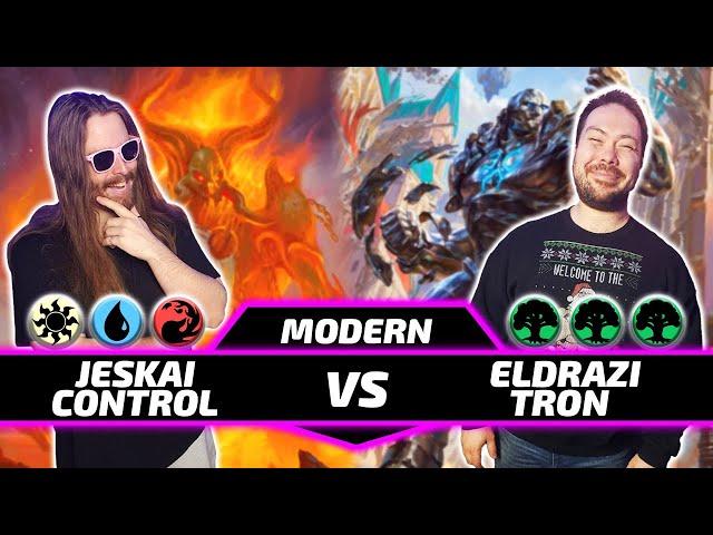 Eldrazi Tron vs Jeskai Energy [Paper Modern MtG Gameplay] 2024