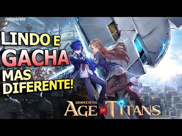 UM GACHA DIFERENTÃO! Estilo Anime de ESTRATEGIA - Grand Cross