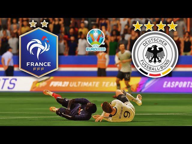 FIFA 21 - FRANCE vs GERMANY - UEFA EURO 2020 - Gameplay & Prediction