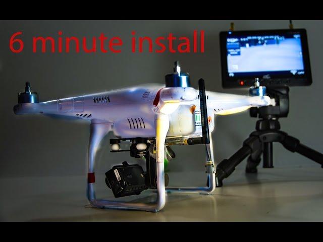 DJI Phantom 2 - iOSD mini and 5.8GHz A/V Tx Install