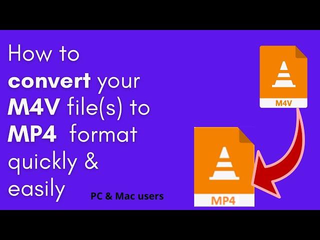 How to convert M4V to MP4 step by step PC & Mac users