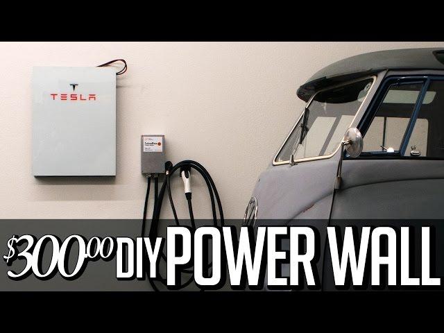 $300 DIY Tesla Powerwall - Solar storage 18650 lithium ion home Battery