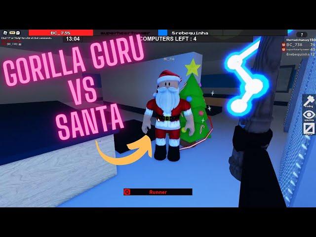 GorillaGuru Vs SANTA in Flee the Facility!