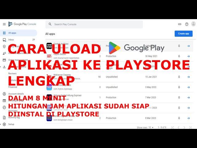 Cara Upload Aplikasi ke Playstore Lengkap 2023