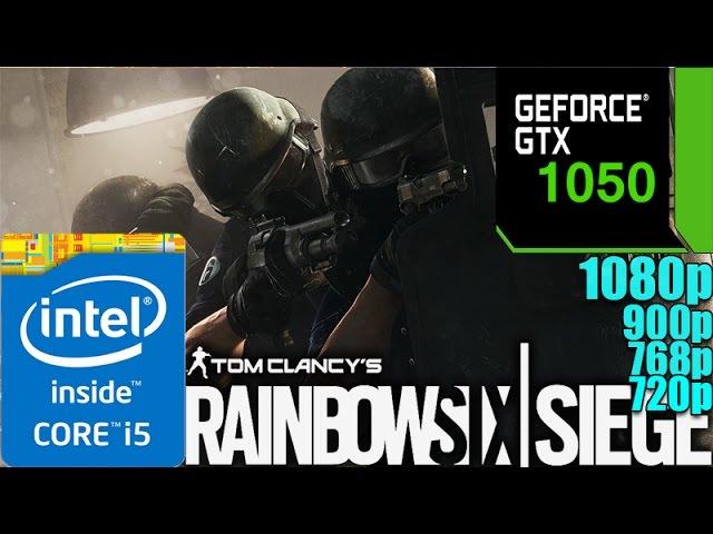 Tom Clancys Rainbow Six Siege : On GTX 1050 ( Benchmark )