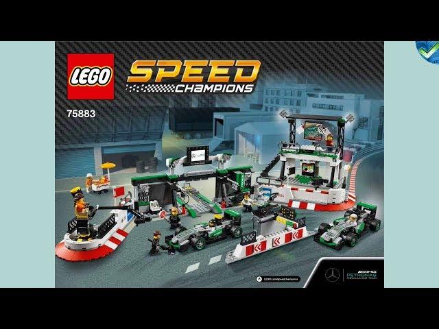 75883 MERCEDES AMG PETRONAS Formula One Team LEGO® Speed Champions Brickmanuals Instruction Archive