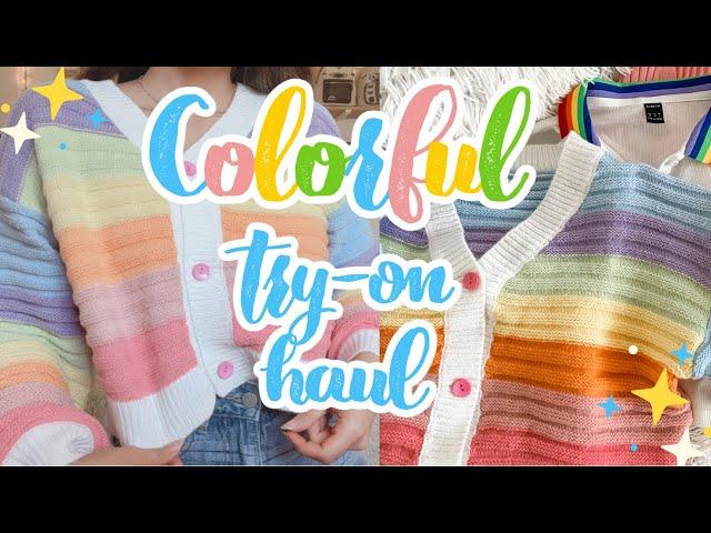 Colorful Fall Try On Haul | SHEIN Fall Haul 2021