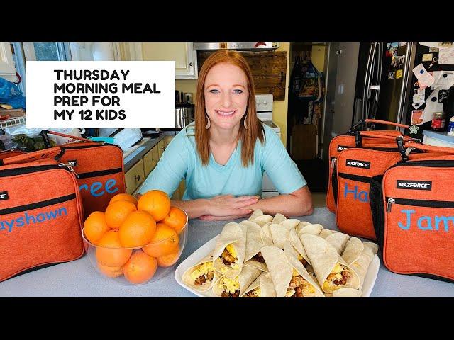 MOM OF 12 MORNING MEAL PREP