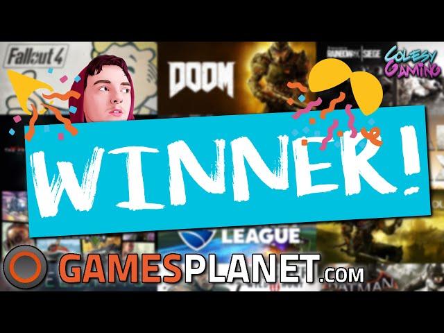 GIVEAWAY WINNER! (Colesy Gaming - GamesPlanet Summer Sale)