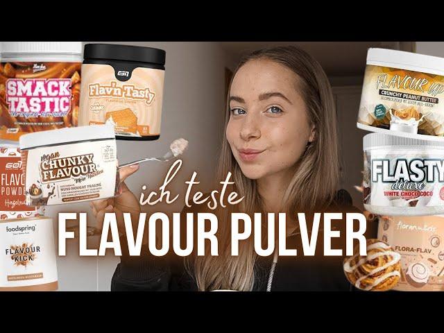 CHUNKY FLAVOUR, SMACKTASTIC, FOODSPRING - XXL GESCHMACKSPULVER TEST!!  // annrahel