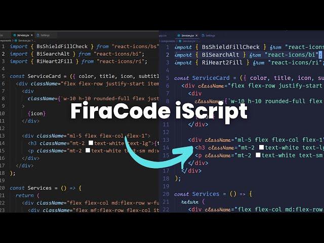 How to setup Italic Modern Font for VSCode (FiraCode iScript)