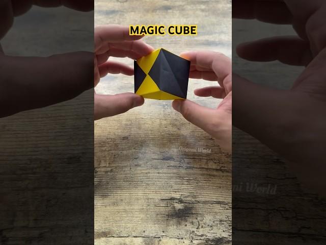 EASY ORIGAMI MAGIC CUBE TUTORIAL | DIY MAGIC CUBE ORIGAMI STEP BY STEP EASY TUTORIAL PAPER CRAFT ART