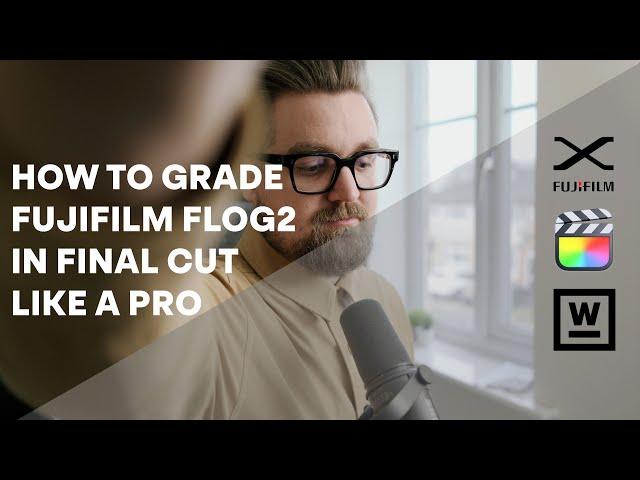 How to Convert Fujifilm XH2s Flog2 footage in Final Cut like a Pro