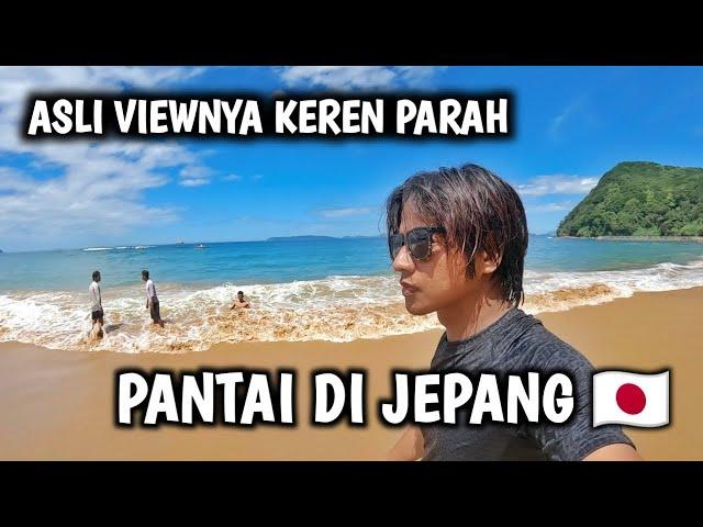 SERU BANGET‼️ MAIN DI PANTAI JEPANG PAS LIBURAN MUSIM PANAS