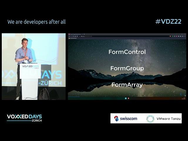 [VDZ22] Angular Reactive Forms - Developing Forms and Validation with Angular by Fabian Gosebrink