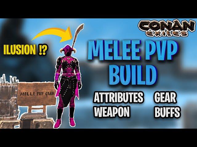 New Meta For Melee Pvp - Age Of Sorcery Conan Exiles : Attributes , Weapon , Gear and Buffs