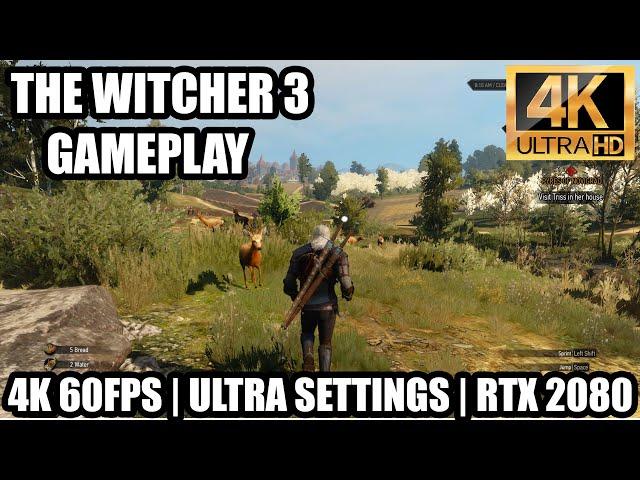 The Witcher 3 PC Gameplay | 4K 60FPS | Max Settings | MSI RTX 2080 + I5 9400F